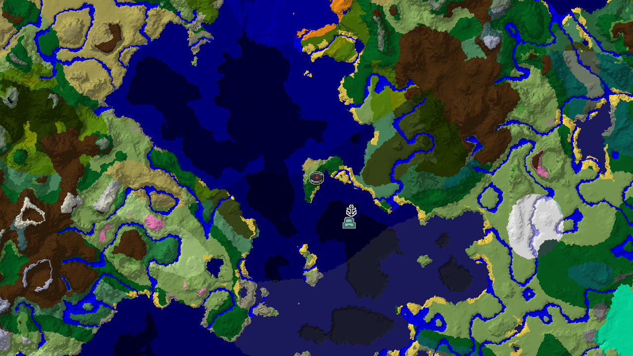 Ocean Monument and Shipwreck Near Spawn