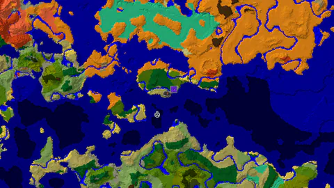 Coastal Savanna Spawn with Nearby Jungle and Desert