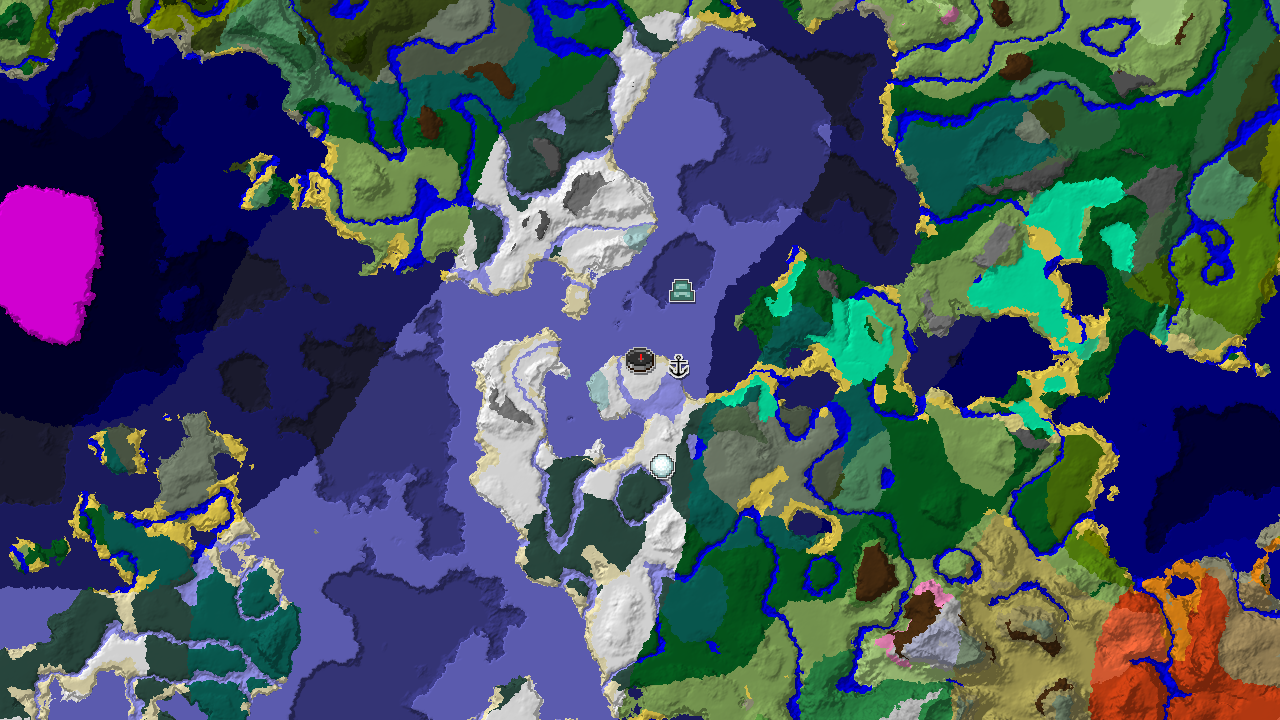 Ice Spikes and Frozen Ocean at Spawn