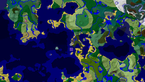 Ocean Monument Near Dark Forest Spawn