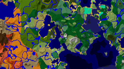 Deep Dark Depths Near Birch Forest Spawn