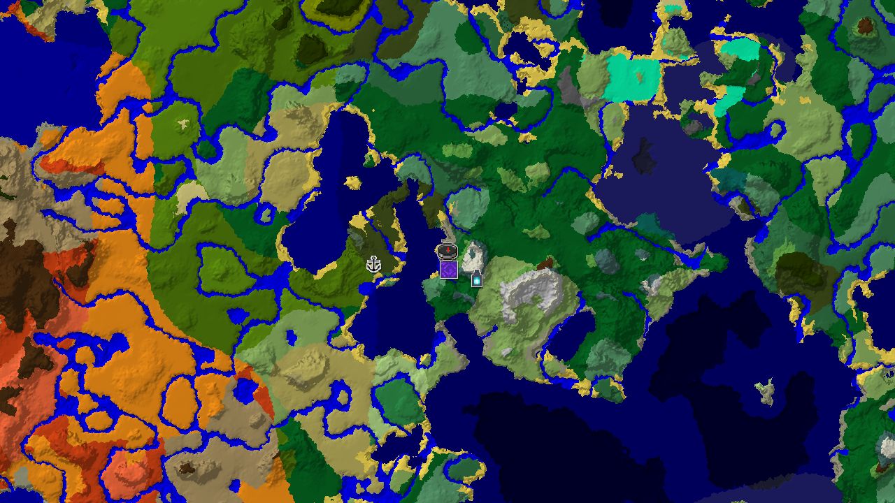 Deep Dark Depths Near Birch Forest Spawn