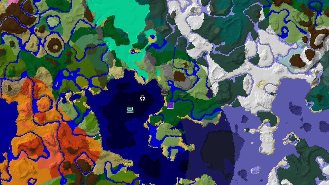 Ocean Monument and Diverse Biomes Near Your Plains Spawn