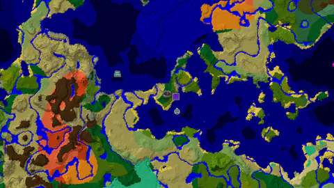 Spawn Near a Jungle and Ocean Monument