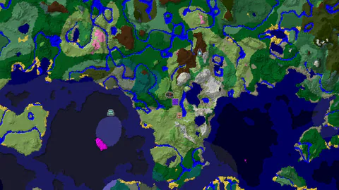 Forest Spawn with a Close Ancient City and Varied Biomes
