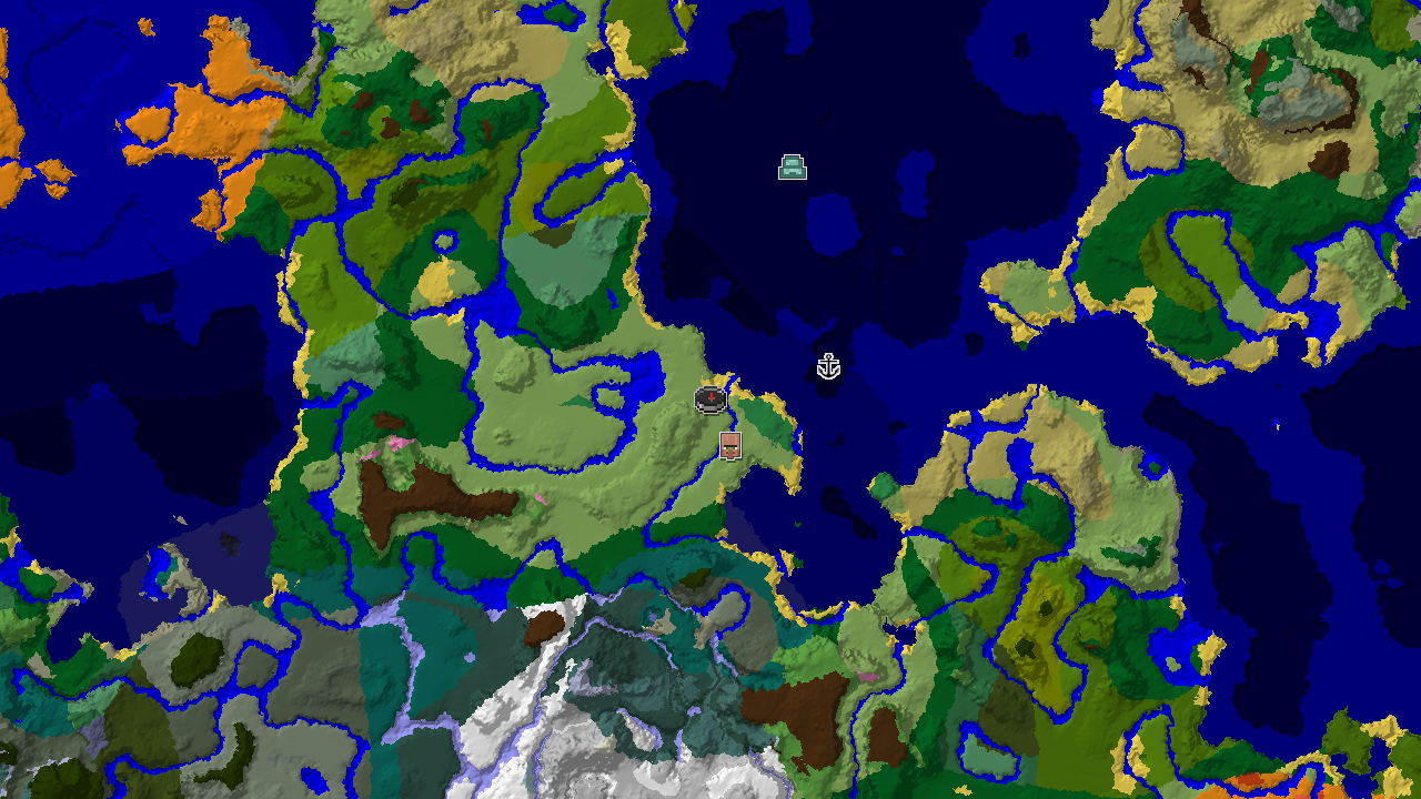 Spawn in Plains with a Village and Flower Forest Nearby