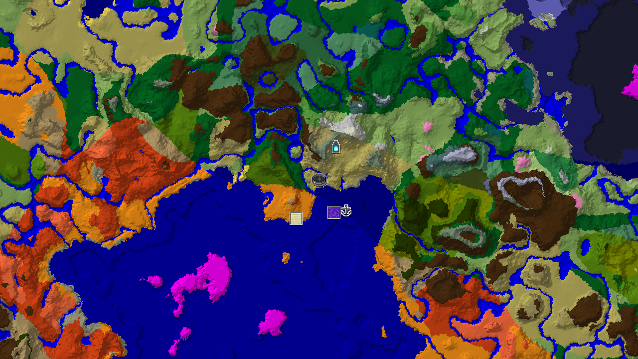Ancient City at Spawn with Lush Jungle and Badlands