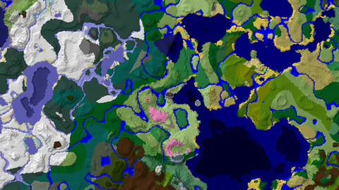 Flower Forest Spawn with Nearby Village and Shipwreck