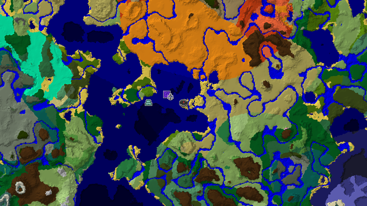 Ocean Monument Near Spawn with Varied Biomes