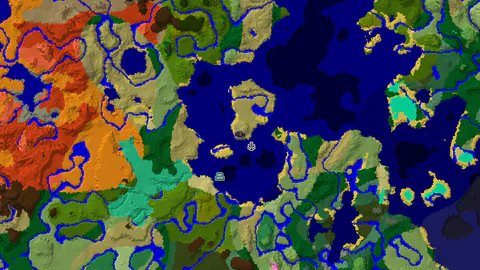 Savanna Spawn with Close Ocean Monument