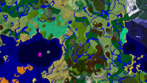 Jungle Spawn with Nearby Ancient City and Mangroves