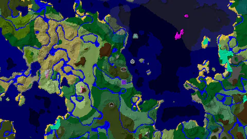 Woodland Mansion and Diverse Biomes Near Your Spawn