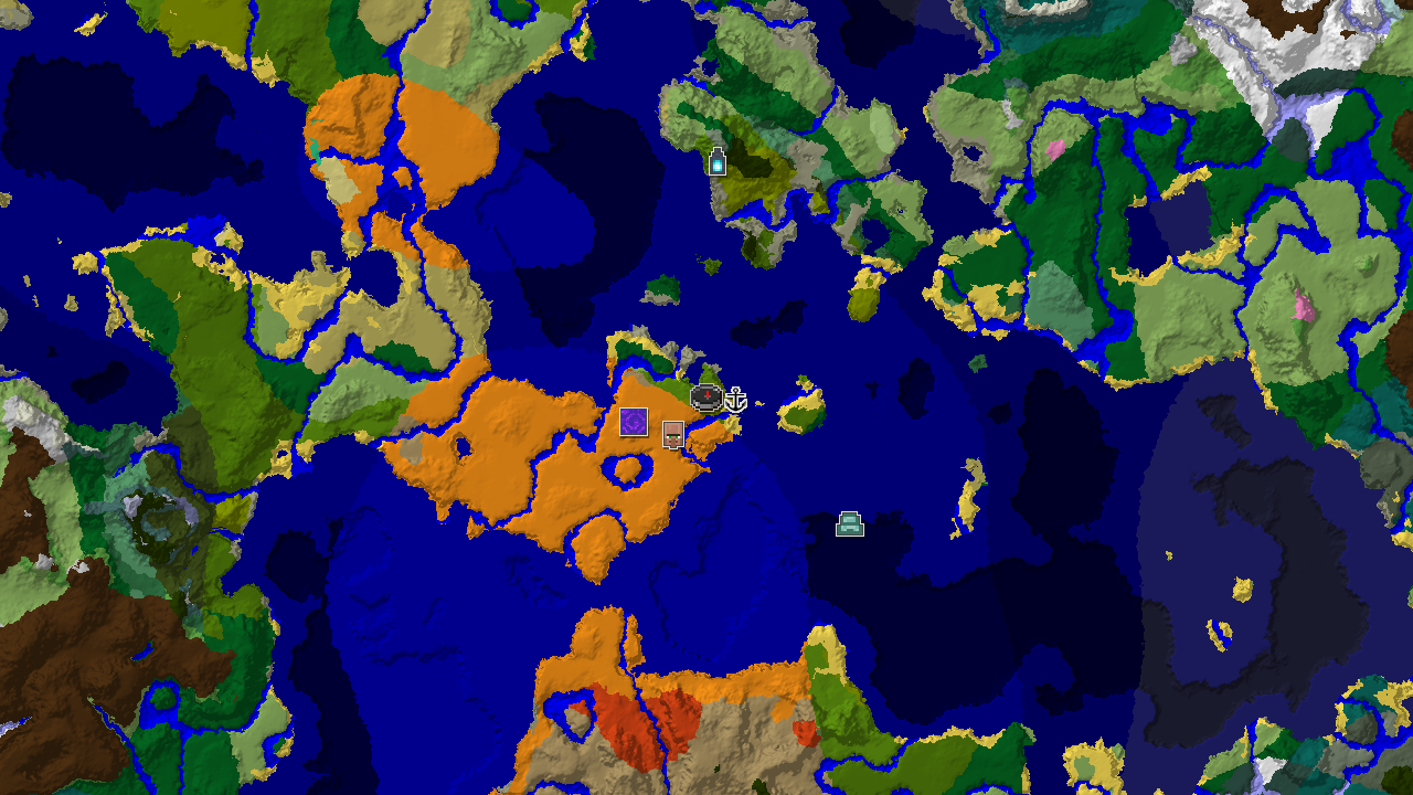 Bamboo Jungle Spawn with Desert and Ocean Vistas