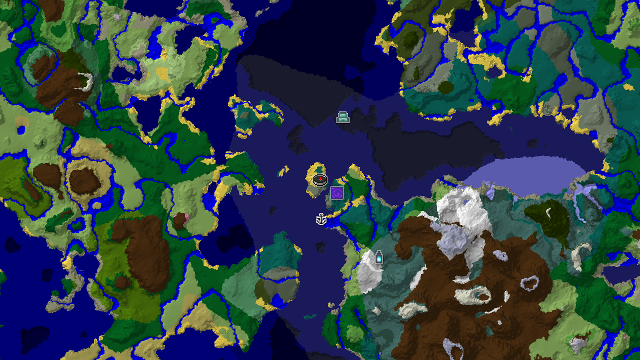 Spawn in a Beach with Taiga and Cold Oceans Nearby