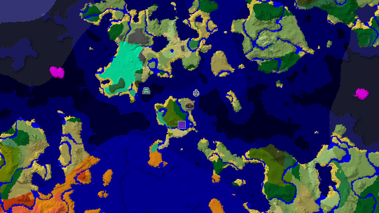 Savanna Spawn with a Nearby Ocean Monument