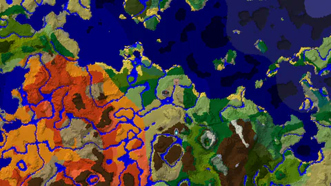 Savanna Spawn with a Nearby Ancient City and Varied Biomes