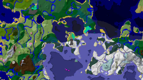 Spawn in a Windswept Gravelly Hills Mountainscape