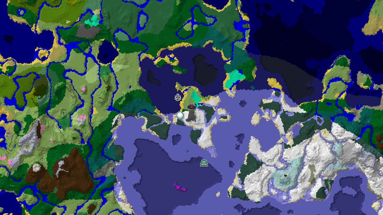 Spawn in a Windswept Gravelly Hills Mountainscape