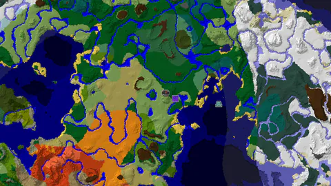 Ocean Monument and Jungle Near Spawn