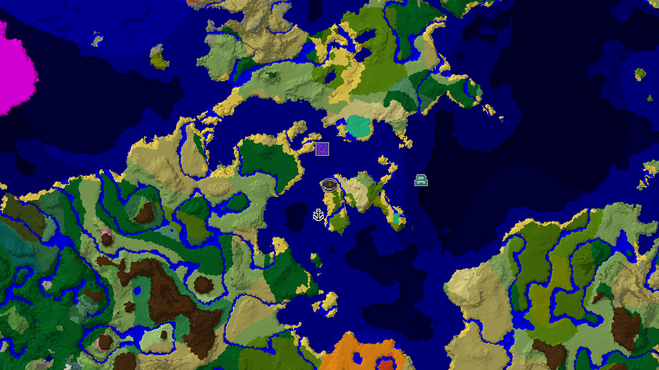 Spawn in a Beach, Explore Nearby Jungles and an Ocean Monument