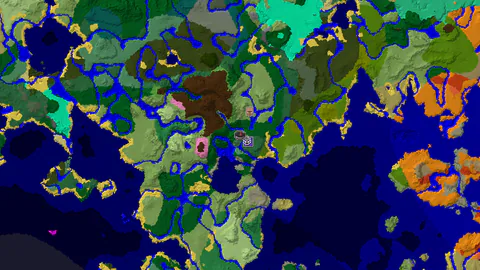 Waterside Village and Shipwreck near Forest Spawn