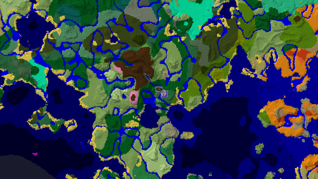 Waterside Village and Shipwreck near Forest Spawn