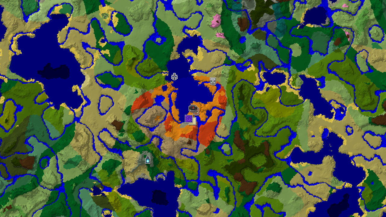 Desert and Jungle Merge with Ancient City Nearby