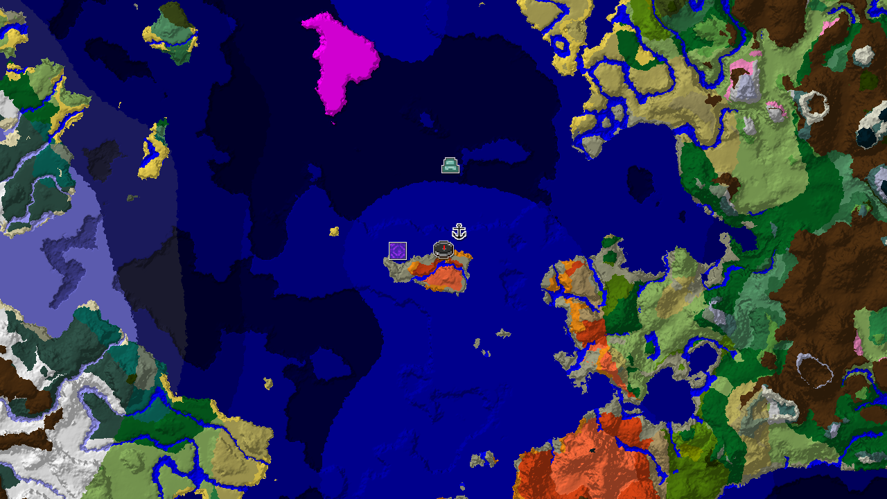 Spawn Near Rare Eroded Badlands and Warm Ocean