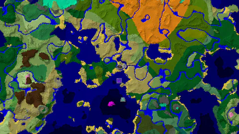 Savanna Spawn with a Nearby Ocean Monument