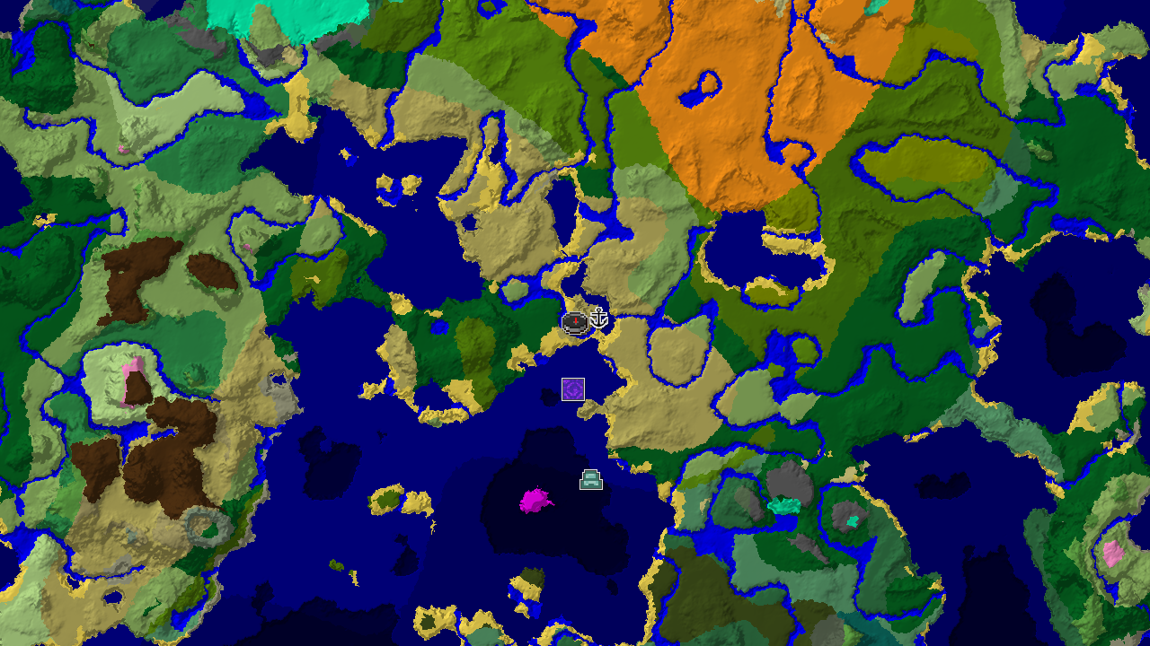 Savanna Spawn with a Nearby Ocean Monument