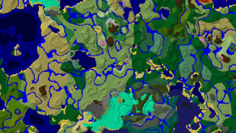 Flower Forest Spawn with Nearby Village and Diverse Biomes