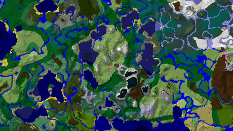 Spawn Near a Chilling Ancient City and Lofty Peaks