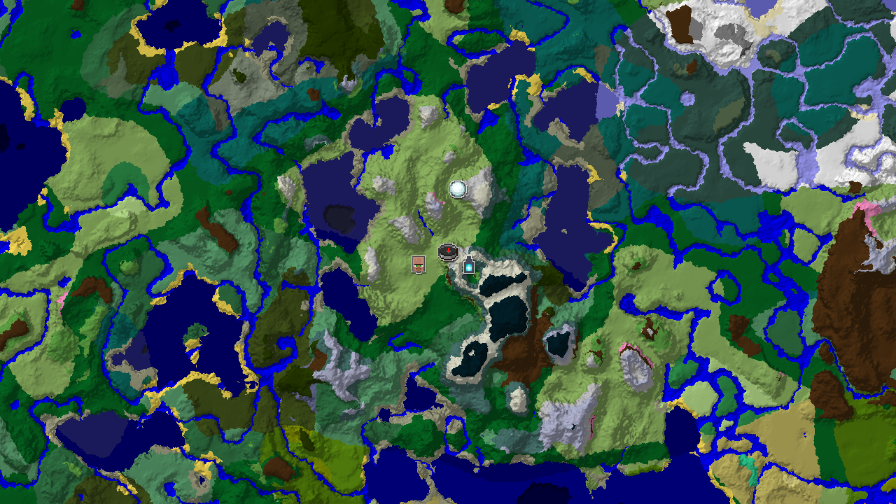 Spawn Near a Chilling Ancient City and Lofty Peaks
