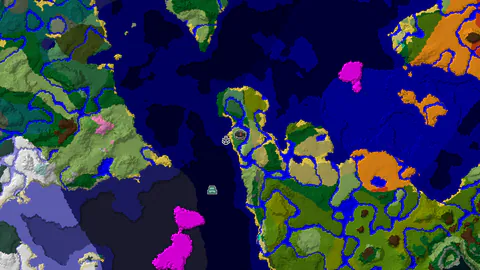 Spawn Near a Rare Flower Forest and Ocean Monuments