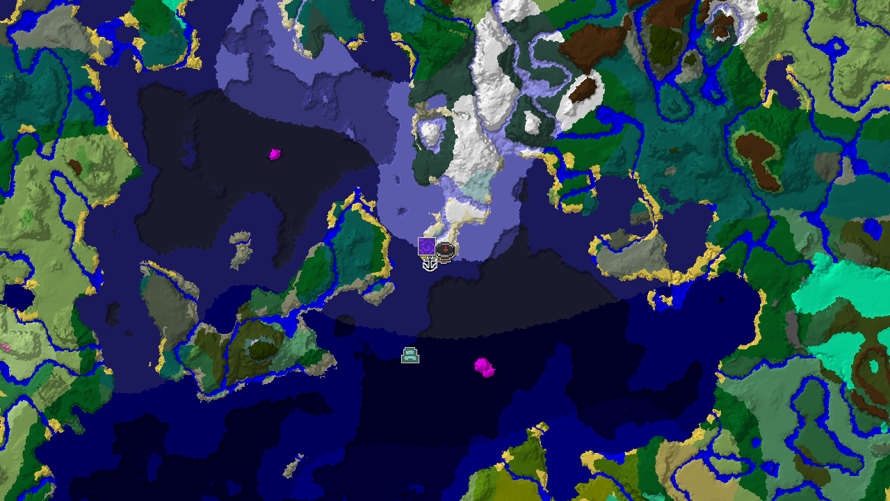 Spawn at Snowy Plains with a Village and Ruined Portal