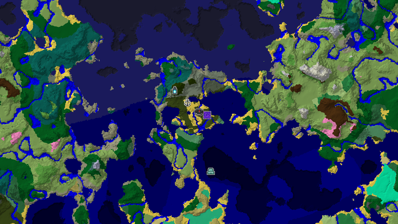 Dark Forest Spawn Near an Ancient City and Shipwreck
