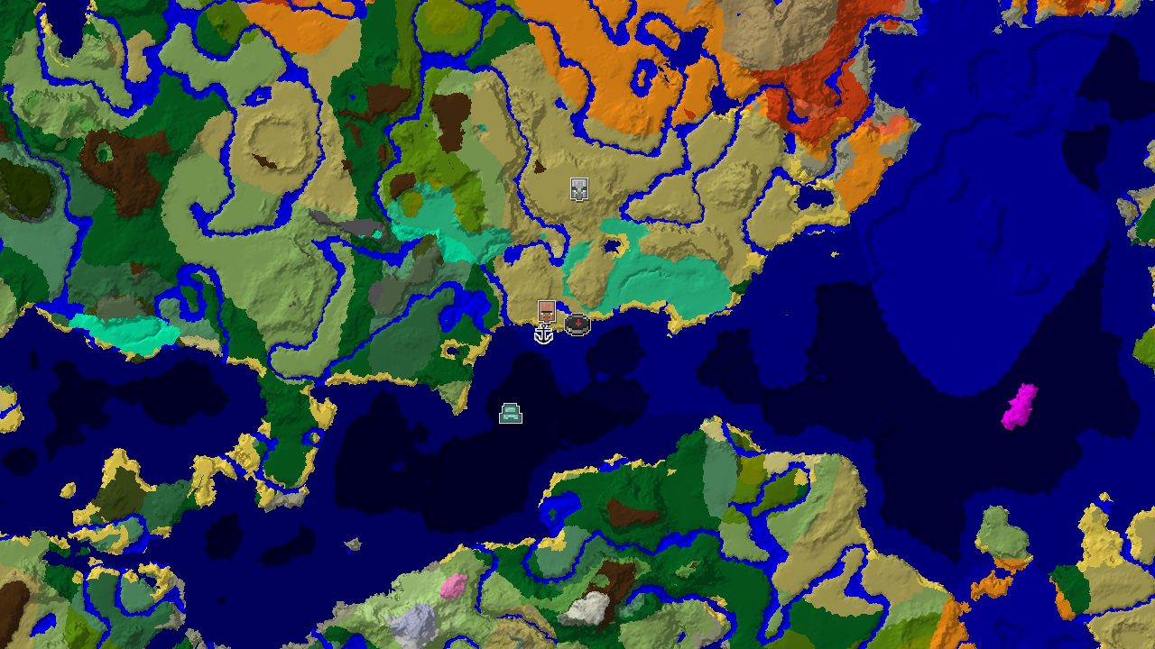 Spawn Near a Mangrove Swamp and Desert Village