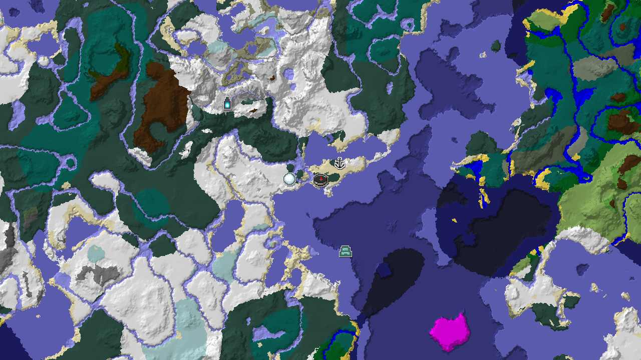 Frozen Tundra with an Ancient City Nearby