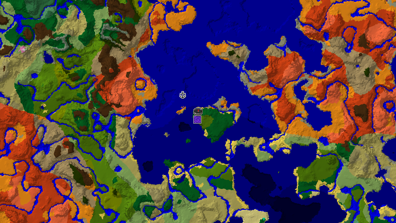 Coastal Forest Spawn with Warm Ocean and Jungle Nearby