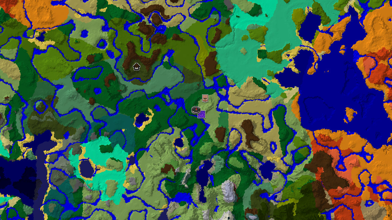 Woodland Mansion Near Spawn Amidst Diverse Biomes