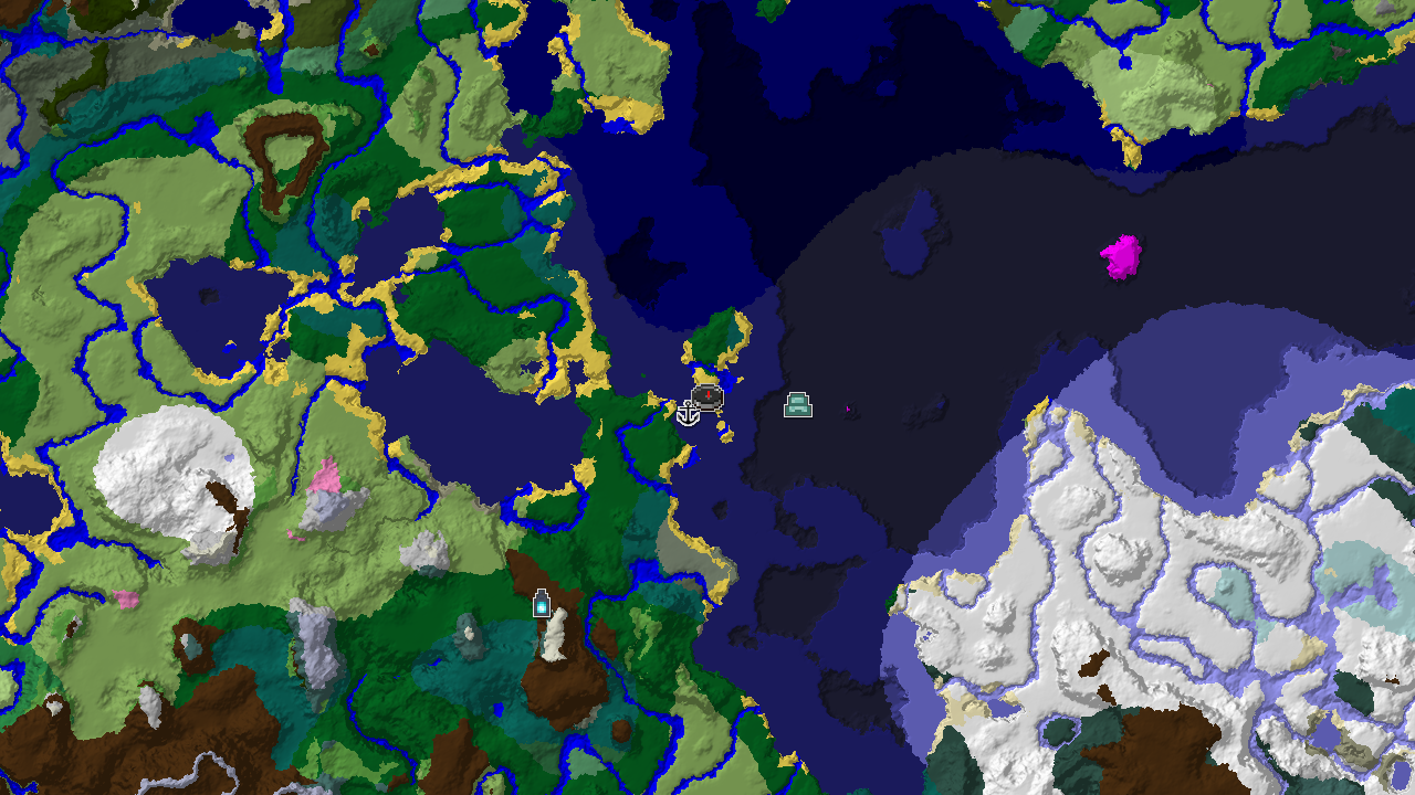 Spawn in Forest with Nearby Shipwreck and Monuments