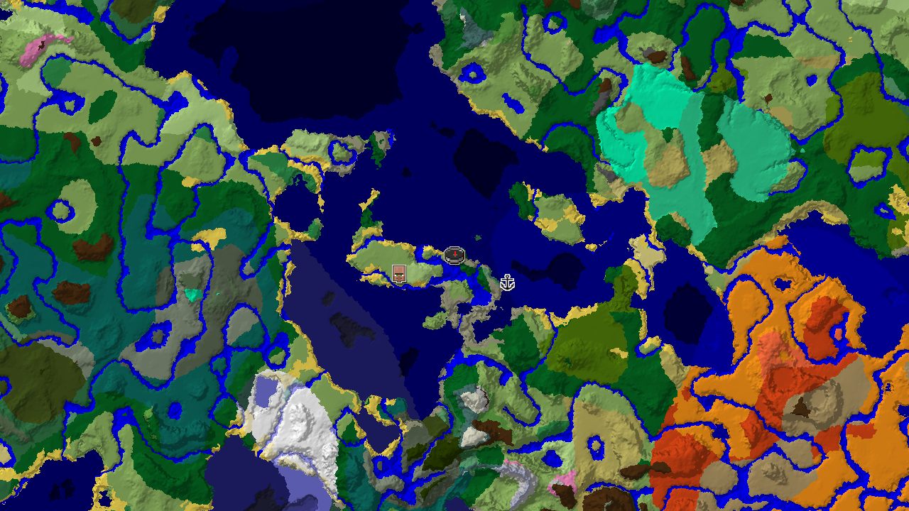 Coastal Start With Nearby Village and Shipwreck
