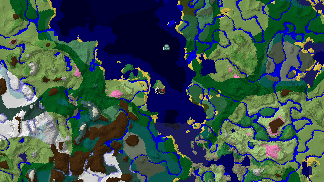 Spawn Near a Flower Forest and Shipwreck