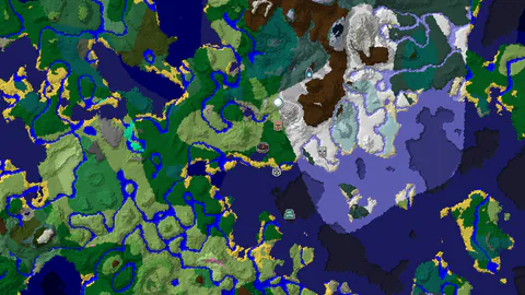 Ancient City Near Spawn in a Snowy Biome Cluster