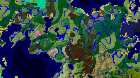 Spawn Near a Flower Forest and Pillager Outpost