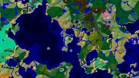 Flower Forest and Jungle Biomes Near Spawn