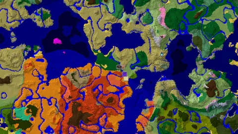 Spawn Near Eroded Badlands and Multiple Deserts