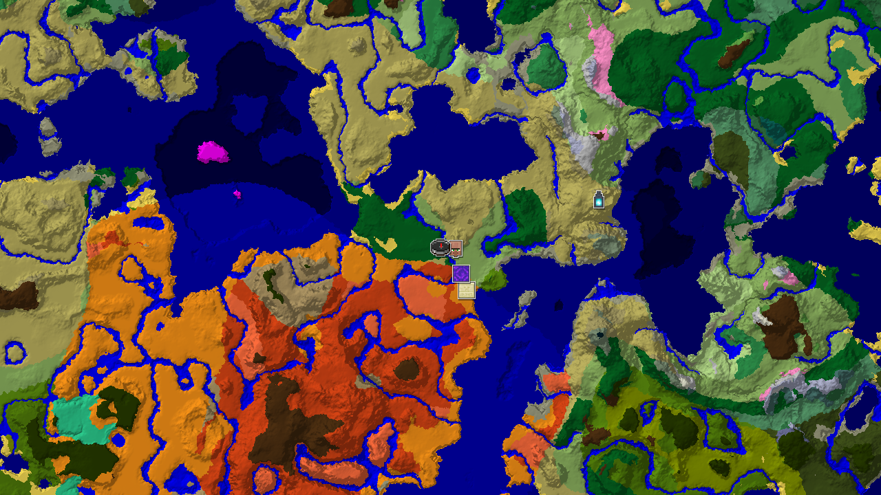 Spawn Near Eroded Badlands and Multiple Deserts