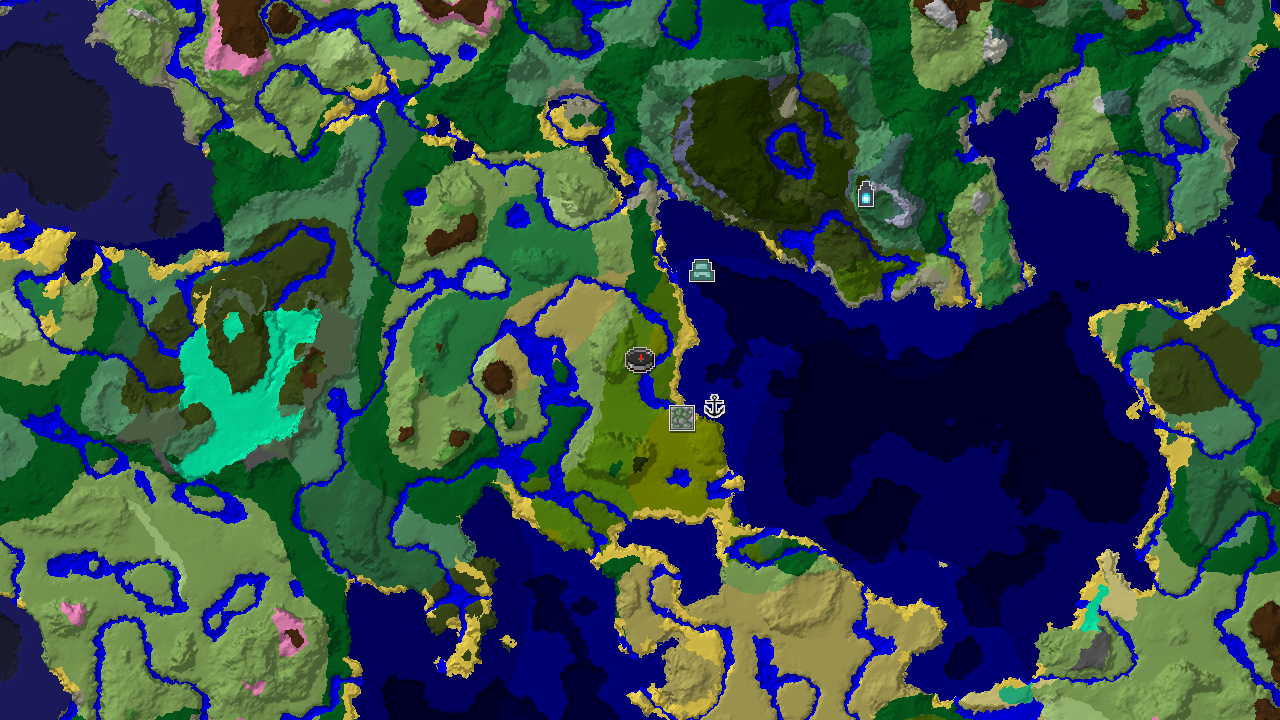 Bamboo Jungle, Temples, and Ocean Monuments Near Spawn