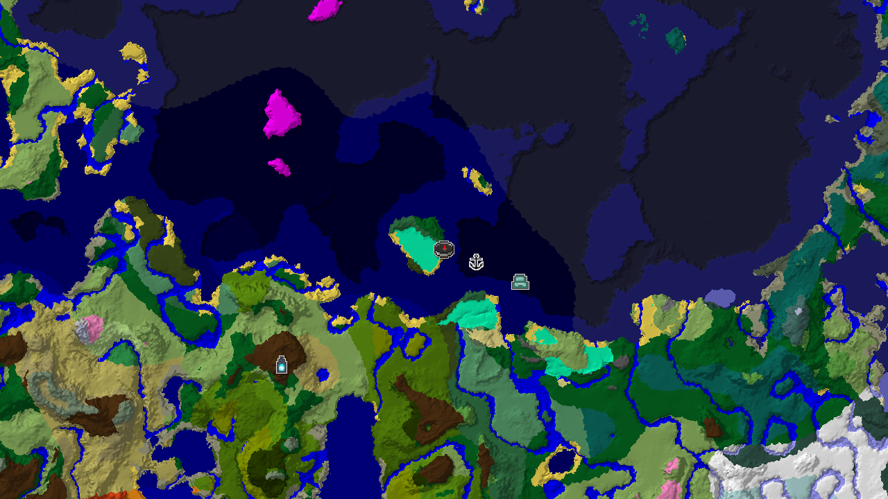 Ancient City Near Spawn, Jungle and Mushroom Fields